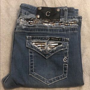 Double button miss c jeans size 28
